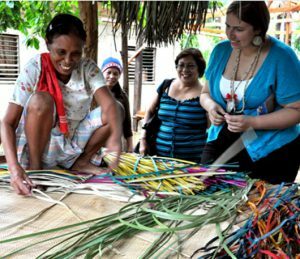 USAID visits CCEF-Supported Weaver’s Organization in Bien Unido, Bohol