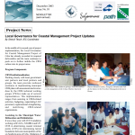 LOCAL GOVERNANCE FOR COASTAL MANAGEMENT PROJECT UPDATES