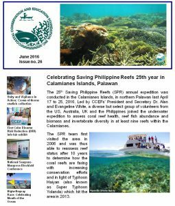 CELEBRATING SAVING PHILIPPINE REEFS 25TH YEAR IN CALAMIANES ISLANDS, PALAWAN