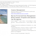 Marine Protected Area Management Effectiveness: Progress and Lessons in the Philippines