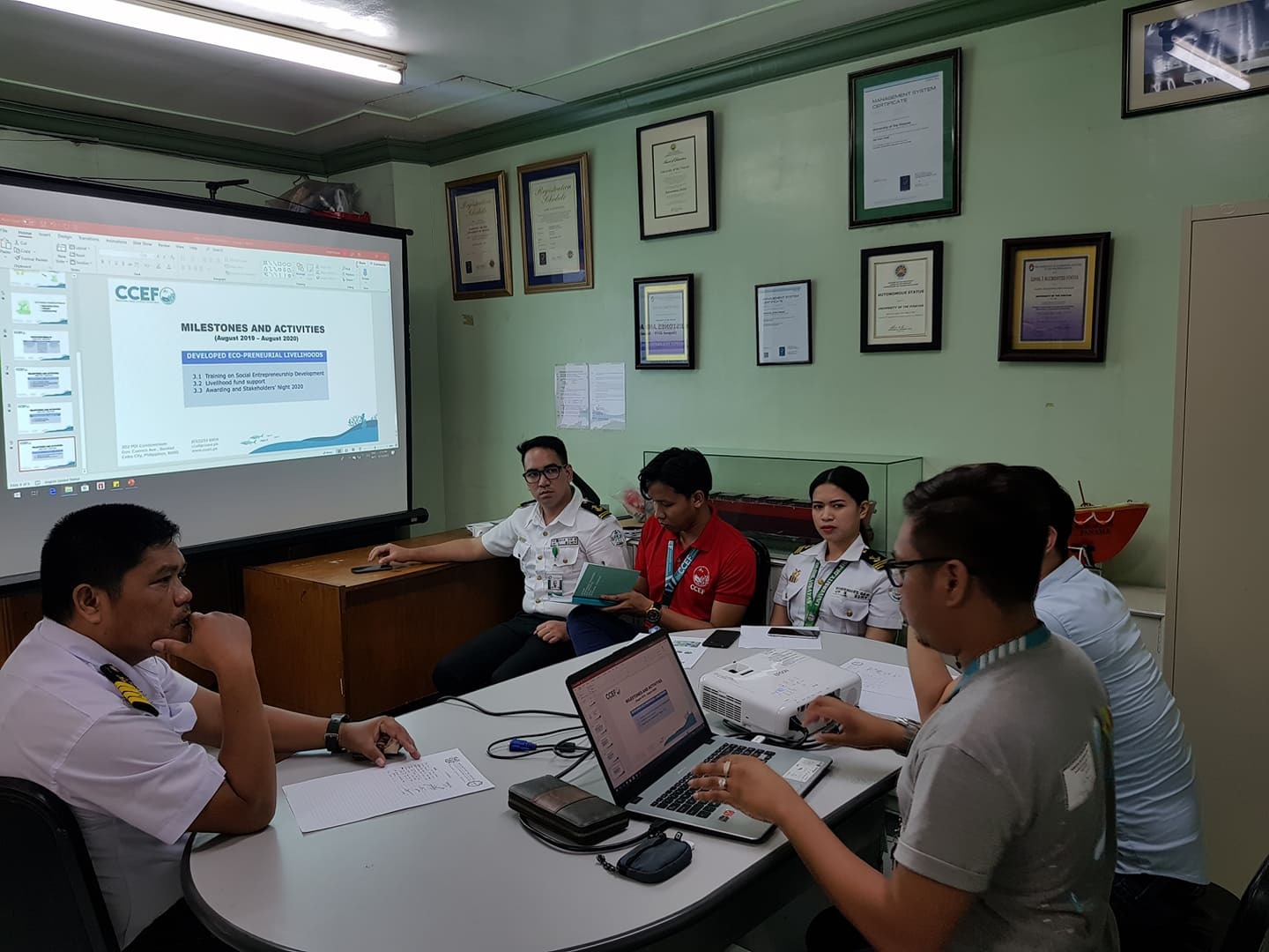 CCEF partners with the University of the Visayas -Maritime Education for Project SMILE﻿