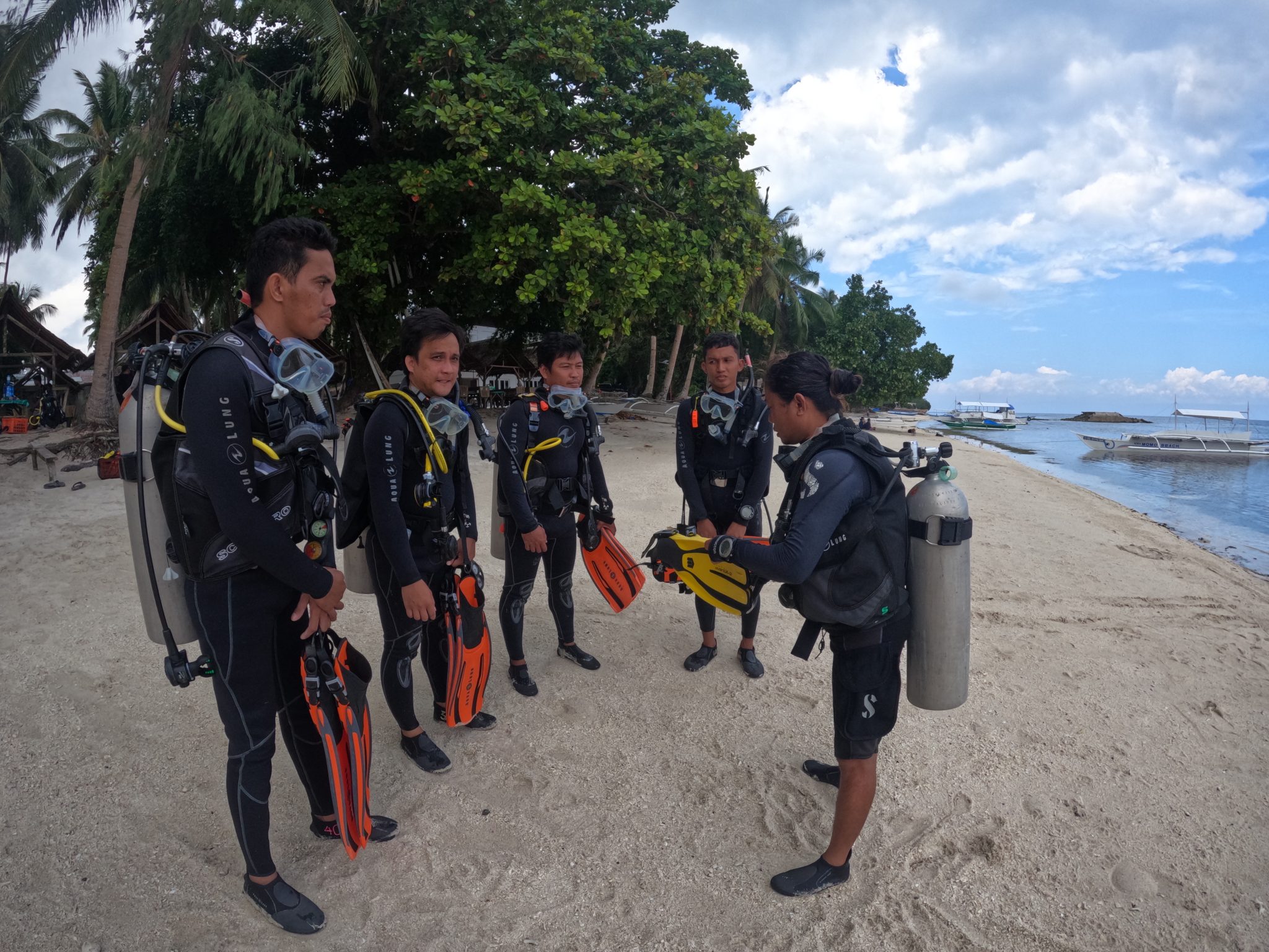 CCEF conducted an Open Water Dive certification training for the newly formed Danajon Monitoring Team