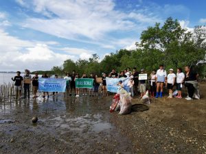 CCEF and Full Scale unite for coastal cleanup and mangrove replanting removing 276.3 kilograms of debris on International Coastal Cleanup Day