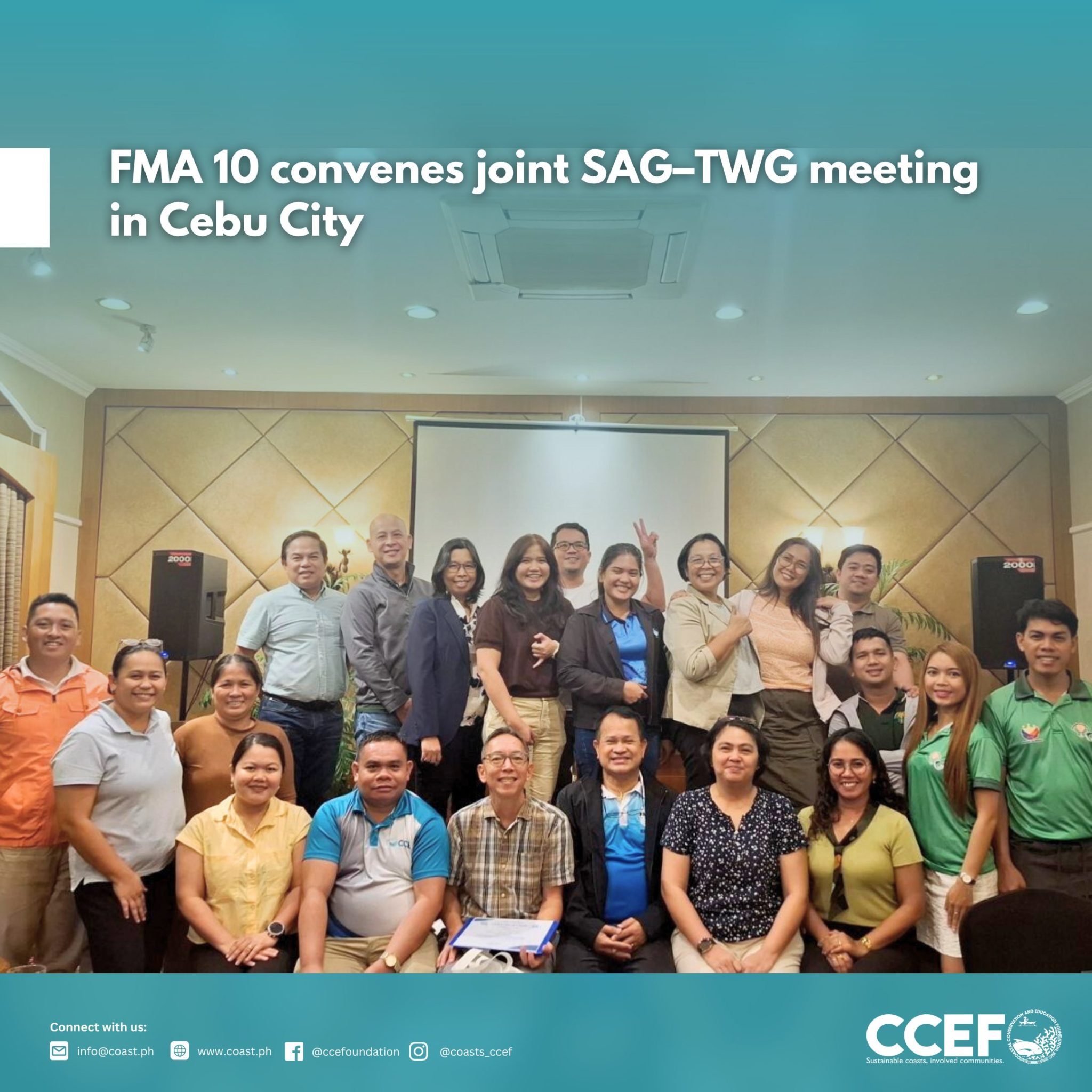 FMA 10 Convenes Joint SAG–TWG Meeting in Cebu City