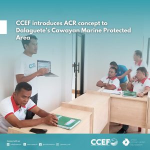 CCEF Introduces ACR Concept to Dalaguete’s Cawayan Marine Protected Area