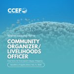 Job Opportunity: 𝗖𝗢𝗠𝗠𝗨𝗡𝗜𝗧𝗬 𝗢𝗥𝗚𝗔𝗡𝗜𝗭𝗘𝗥 / 𝗟𝗜𝗩𝗘𝗟𝗜𝗛𝗢𝗢𝗗𝗦 𝗢𝗙𝗙𝗜𝗖𝗘𝗥