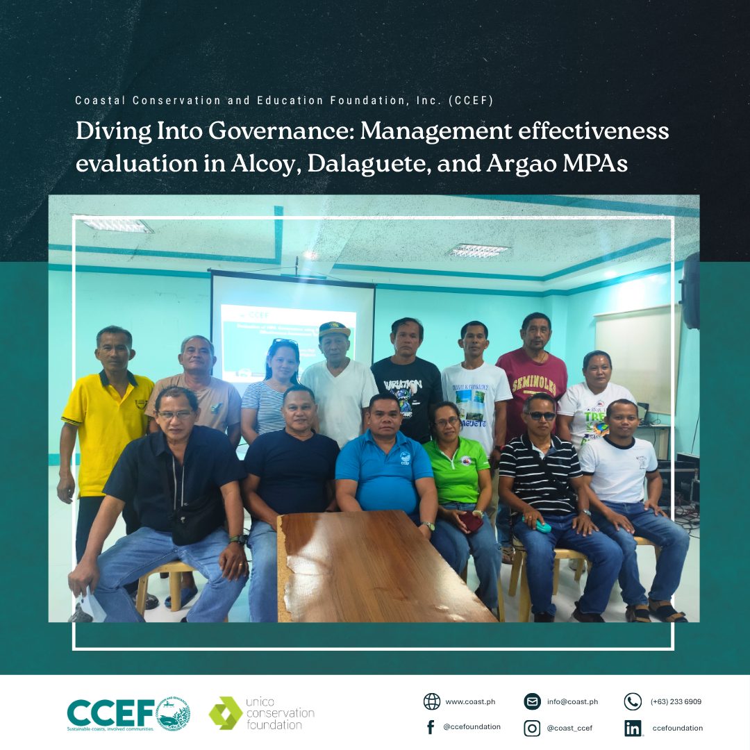 Diving Into Governance: MPA Management effectiveness evaluation in Alcoy, Dalaguete, and Argao