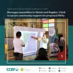 Barangay Assemblies in Mainit and Hagdan, Oslob, to secure community support for proposed MPAs