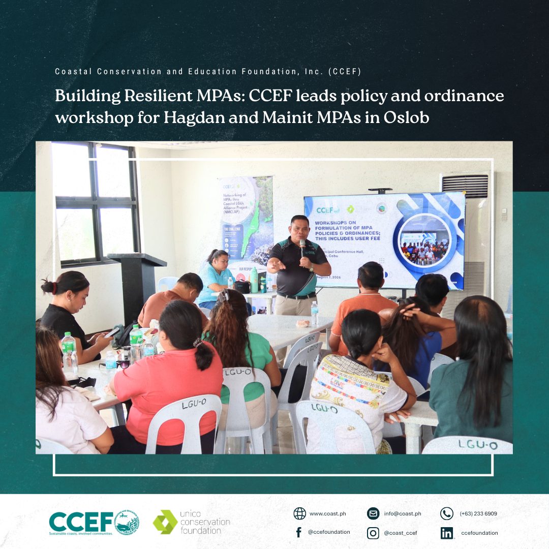 Policy & Ordinance Workshop for Hagdan and Mainit MPAs in Oslob Cebu