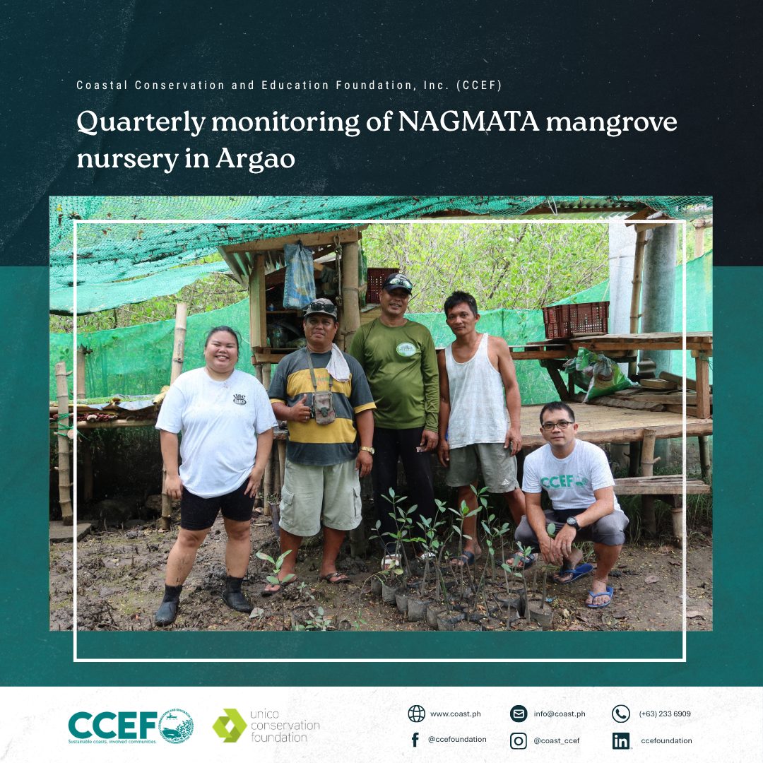 Quarterly monitoring of NAGMATA mangrove nursery in Argao