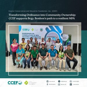 Transforming Ordinance into Community Ownership: CCEF supports Brgy. Bonbon’s path to a resilient MPA